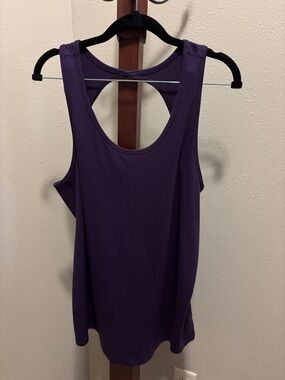 ZYIA Purple Racerback Tank Top